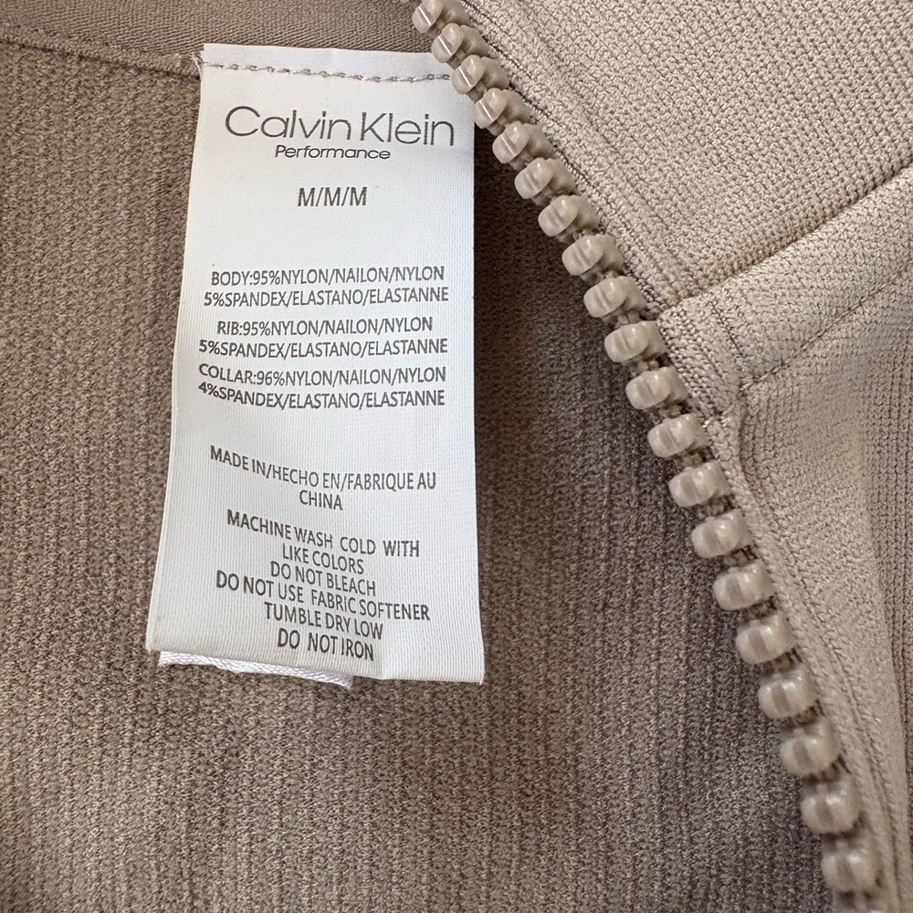 Calvin Klein Beige Performance Jacket - image 2